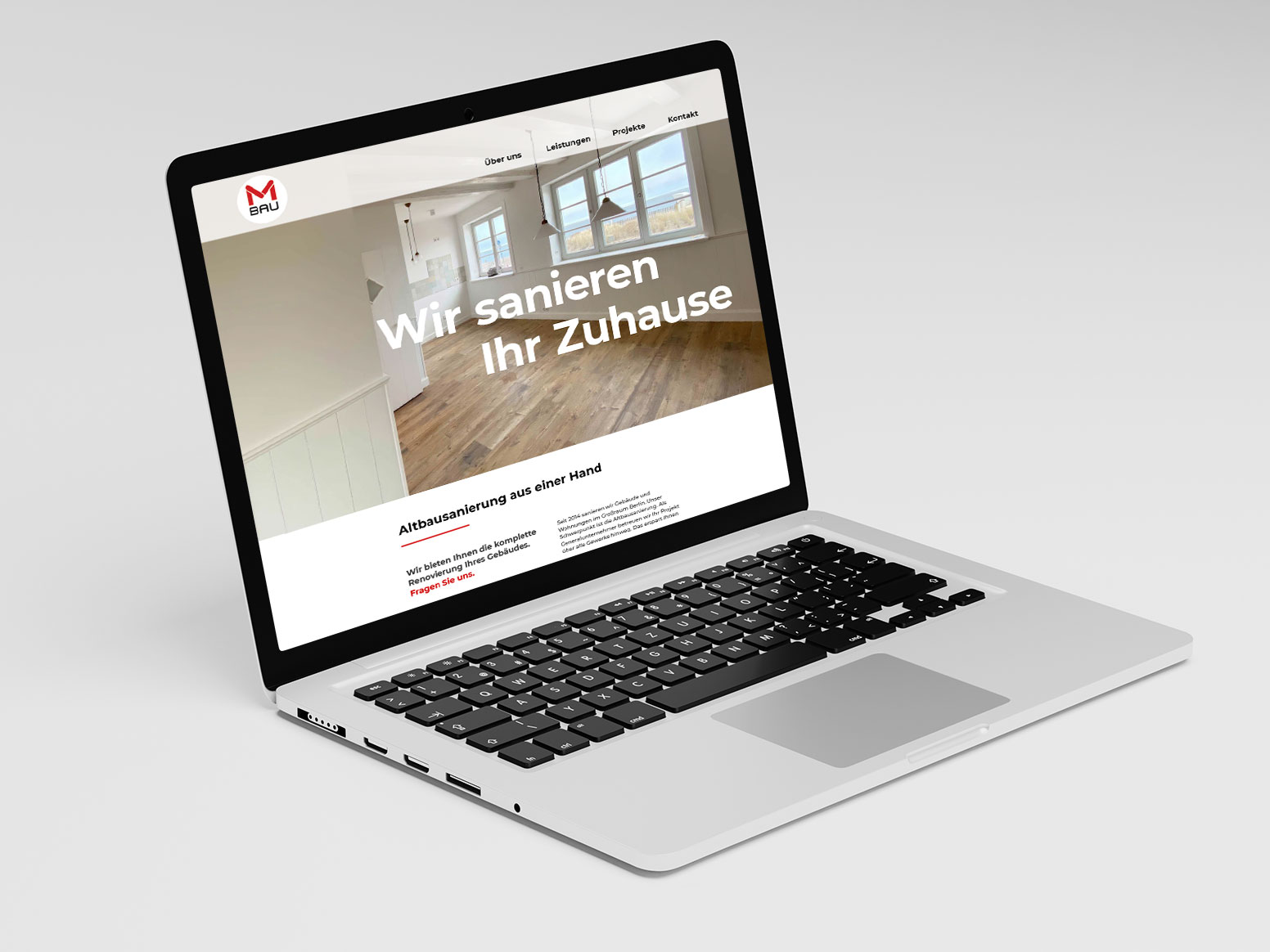 Webdesign für M-Bau