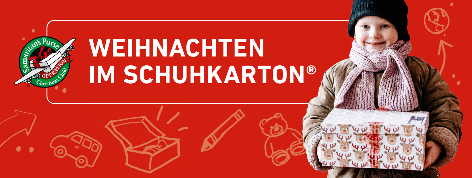 Anzeige Weihnachten im Schuhkarton